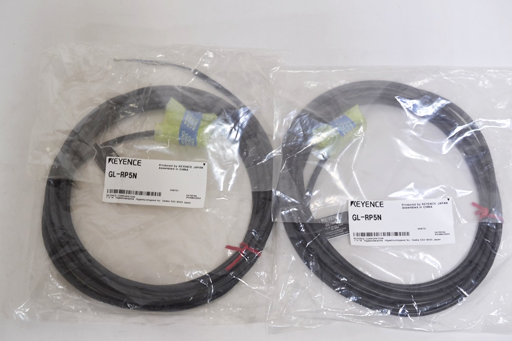 KEYENCE GL-RP5NS ケーブル 4本セット【未使用品】 FA機器 買取価格・キーエンス 本体接続ケーブル GL-RP5N｜名古屋市北区